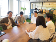 おしゃれなカフェスペース