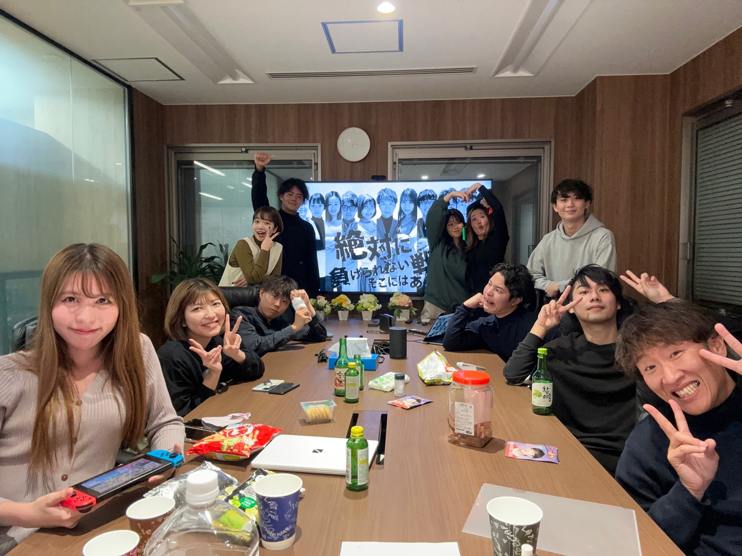 社内でゲームバトル！