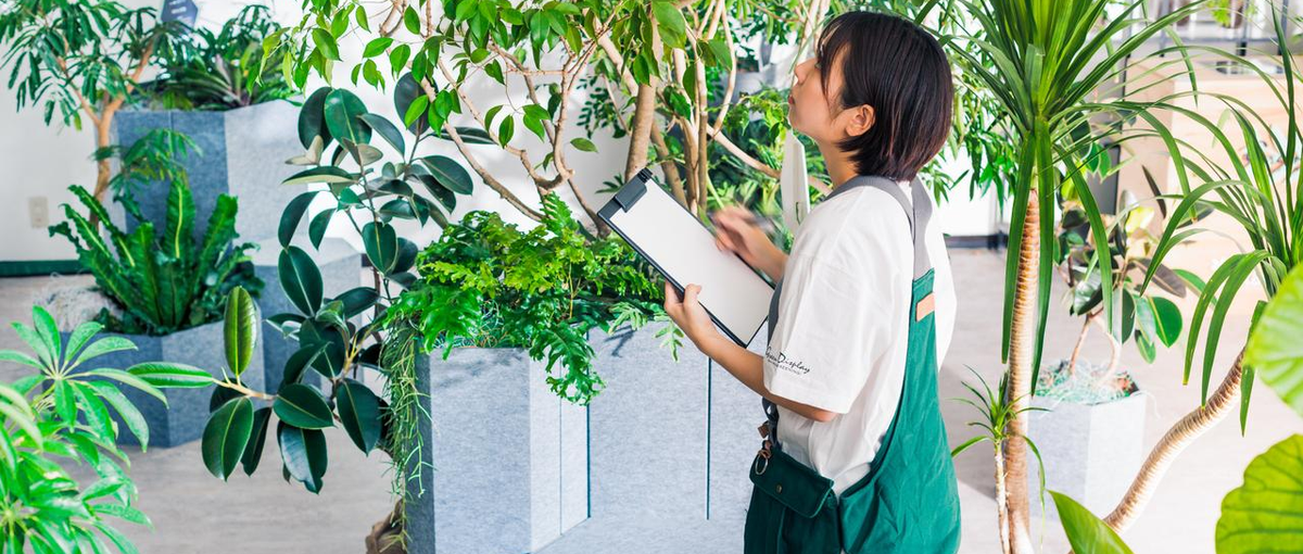 都市部のオフィス・商業施設を彩るグリーン施工・メンテナンススタッフ募集！