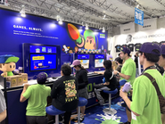 本当にゲーム開発も行っており、東京ゲームショウにも出展。ゲーム課意外も参加し、会社一丸で走りきりました。