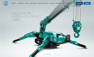 【Web制作実績】MAEDA MINI CRANES