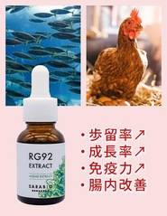 【RG92アグリテック事業】 腸内環境に有用な腸内細菌に働きかける、新たなプレバイオティクス素材「RG92飼料」を開発しました。 世界の畜産・水産業にイノベーションをもたらす可能性を秘めた、次世代型プロダクトです。