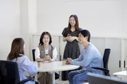 少人数のため相談しやすい環境です。