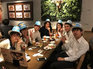 社員懇親会で情報交換もできる環境