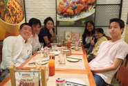 海外ブランチの社員との食事会