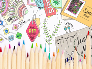 社内にクリエイターがいるのが大きな強みで、写真・イラストなども表現に合わせて内製できます。メンバーそれぞれのイラストなども作っています。