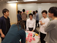 アトラエでは年齢、職種、経験なく誰でも新規事業を提案することができます。アイデアを元にメンバーを募って議論し実行に移していきます。