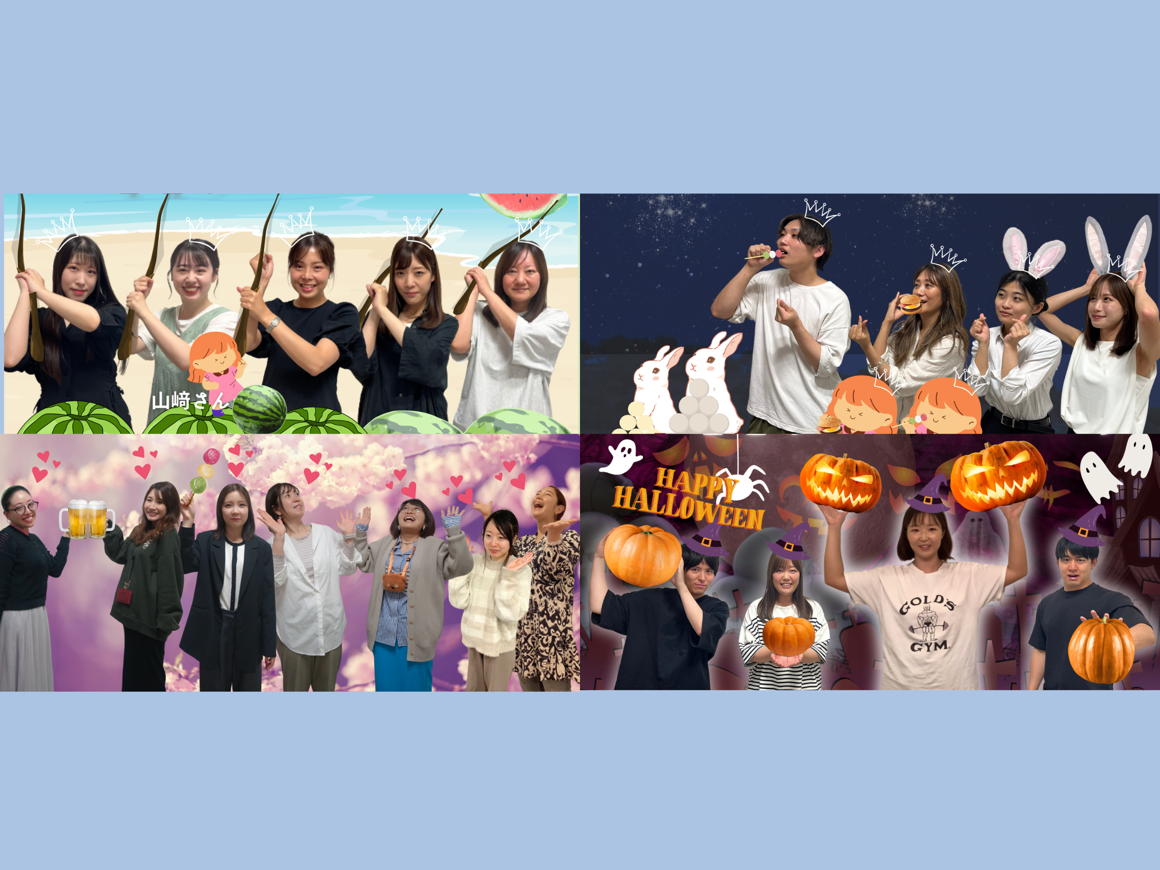 社員の誕生日はみんなでお祝いします！