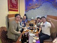 少数民族のレストランで飲み会を行った