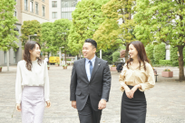 男性・女性、上司・部下など関係なく発言出来るからこそ、”似ない”ソリューション提供が実現出来ております。