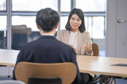 管理部のメンバー。毎日の朝礼や1on1制度で話しやすいチームづくりを重視。