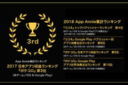 各サービスで様々なアワードを受賞しています。