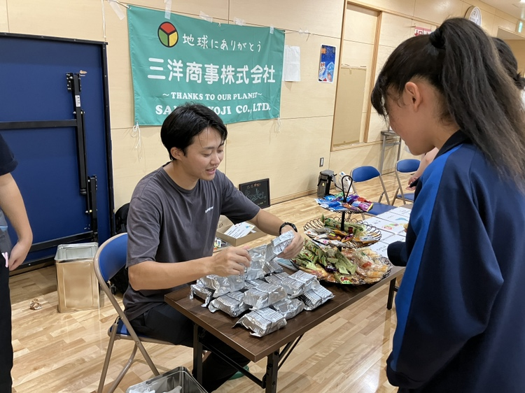 【CSR部門】SDGs×おまつり｜中学校のイベントへ出展しました！