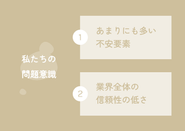 安心して身をゆだねられるクリニックがなく、手探りなまま決断してしまう方が多いのが現状です。