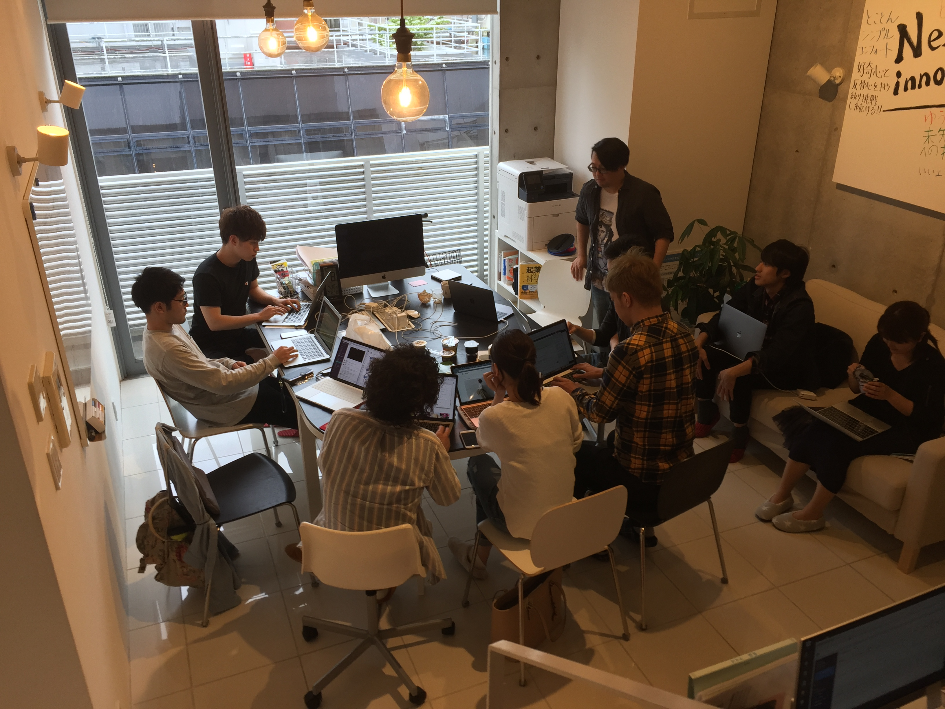 デザインスプリントでプロダクトデザイン！一気に人が増えて机が囲めない、、、、