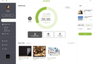 勤務日数や売上達成、無遅刻無欠勤、店舗にチェックイン、業務の改善案を提案、etc...仕事を通じて起こる様々なイベントに応じて「マイル」が溜まります