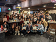 Year end partyの様子。グローバルなメンバーと共に切磋琢磨できる環境です！