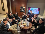 忘年旅行の様子(エクシブ箱根離宮)