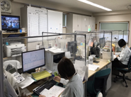 黙々と、仕事に集中