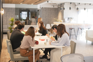 フリースペースを利用したランチコミュニケーション