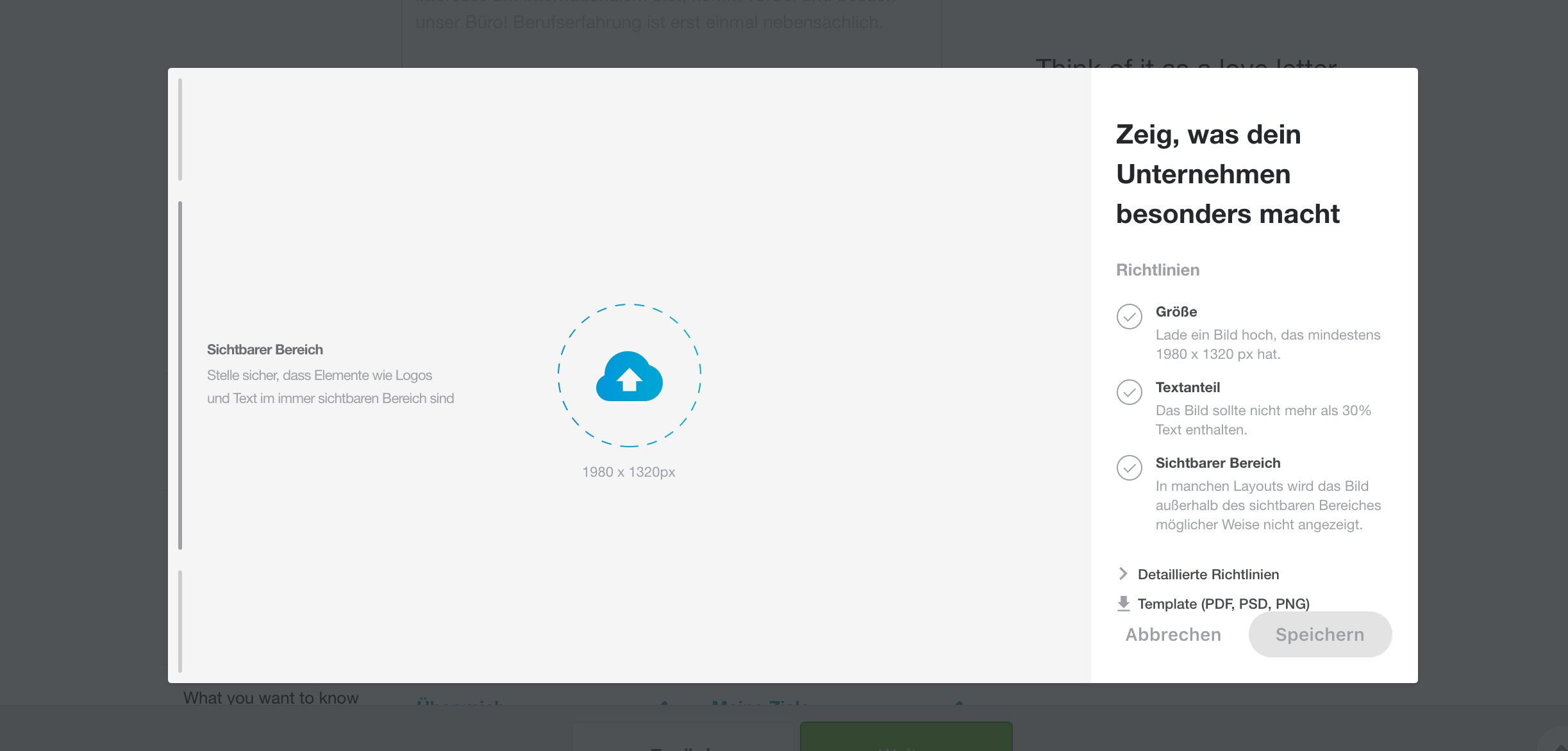 Zum perfekten Titelbild mit Wantedlys neuem Image Uploader!