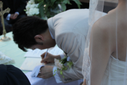 結婚披露宴を行ったことも。