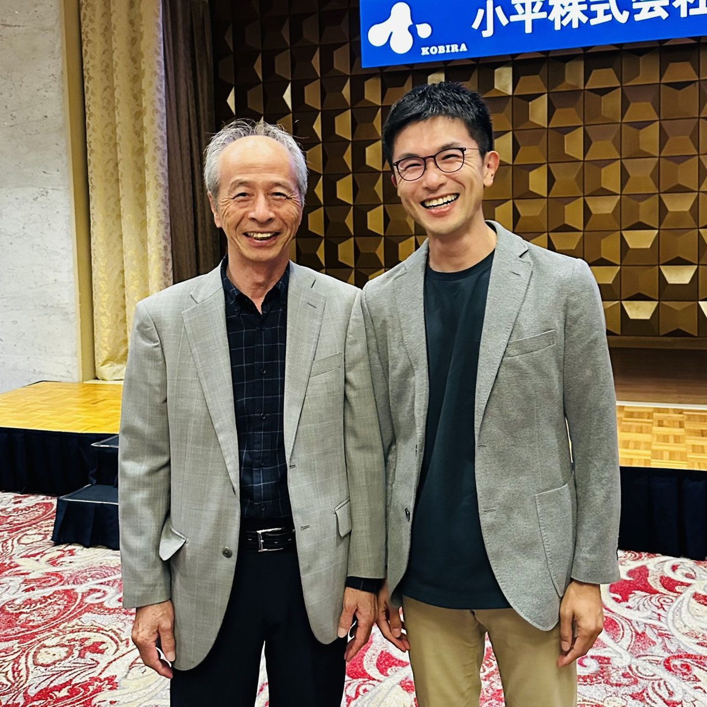 3代目の右腕である永山さんと、4代目の右腕である池田のツーショット