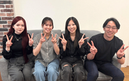 私服OK・髪色も自由！大学生活と並行してインターンも楽しめます◯