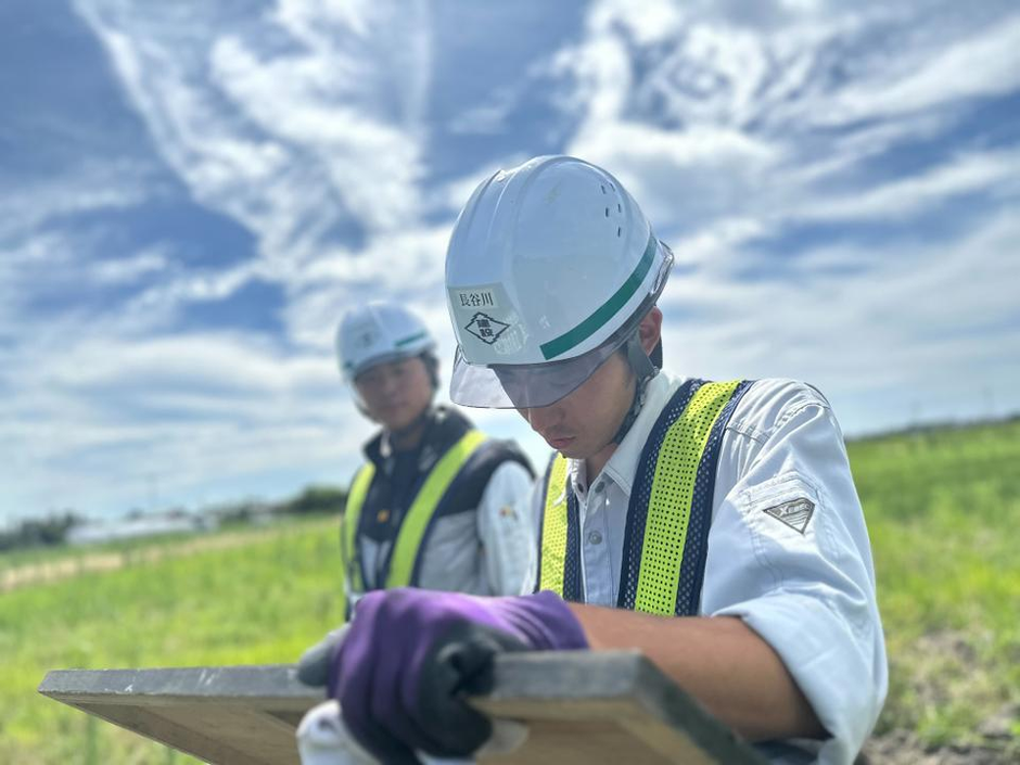 重機に憧れて始まった土木工事監督3年目 ものづくりの会社 新発田建設