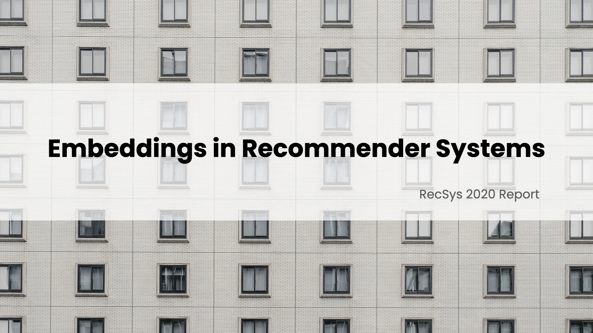 Wantedly RecSys 2020 参加レポート⑤ - Embeddings を用いた推薦システムの発展