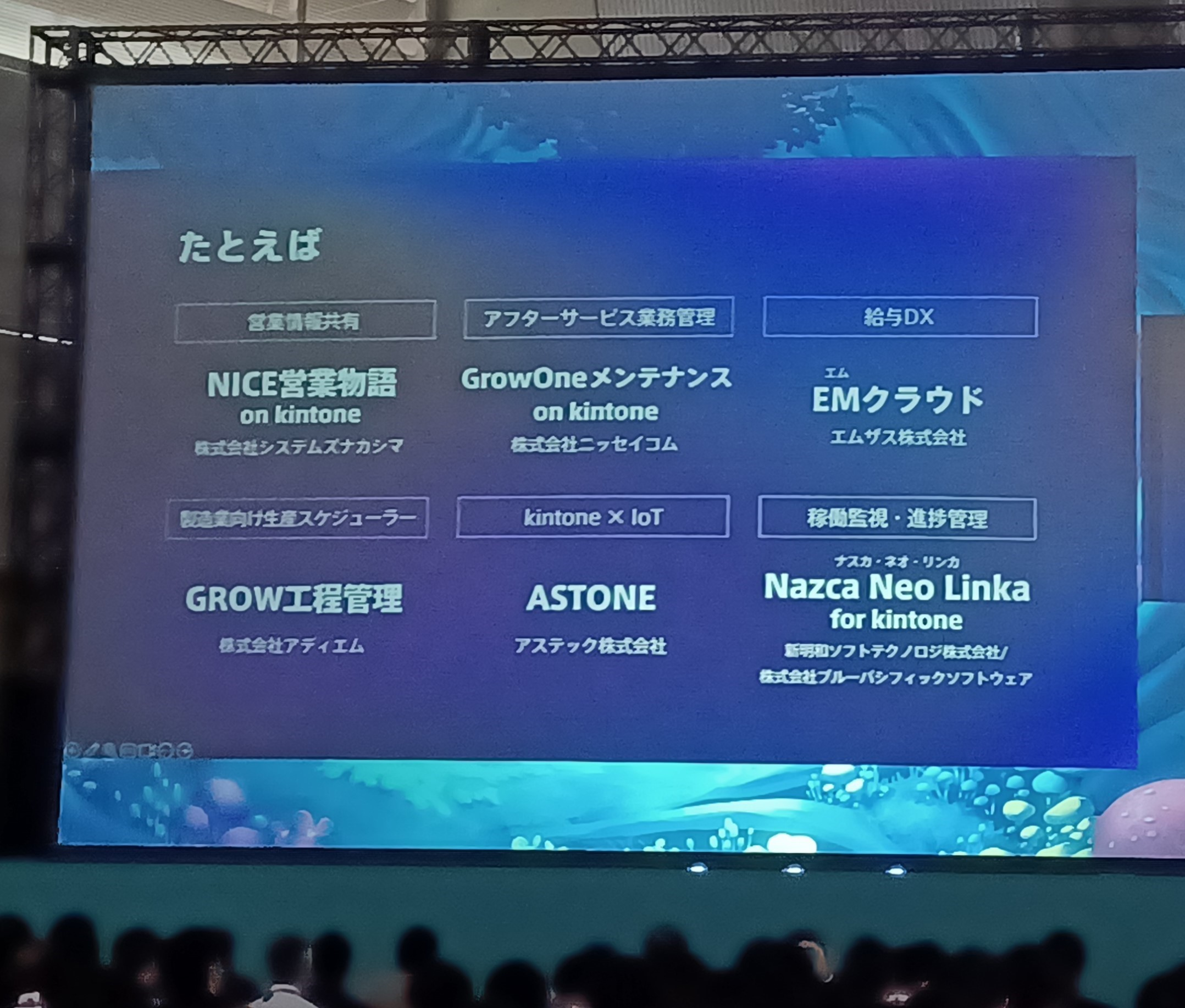 CybozuDays 2023にて弊社のkintoneアプリ「ＥＭクラウド」が紹介されました！