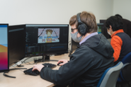 アニメーション制作の風景です