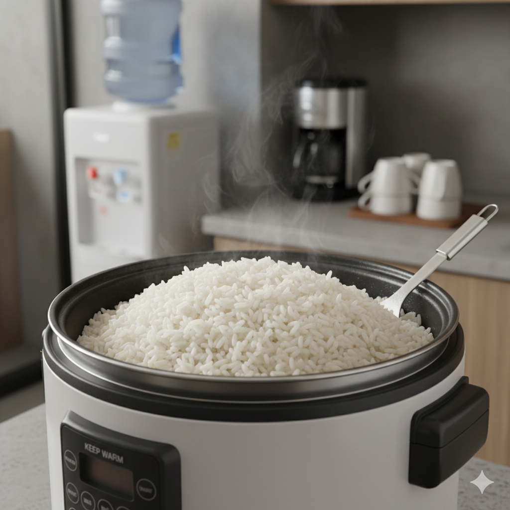 神戸ソフトのランチタイム風景