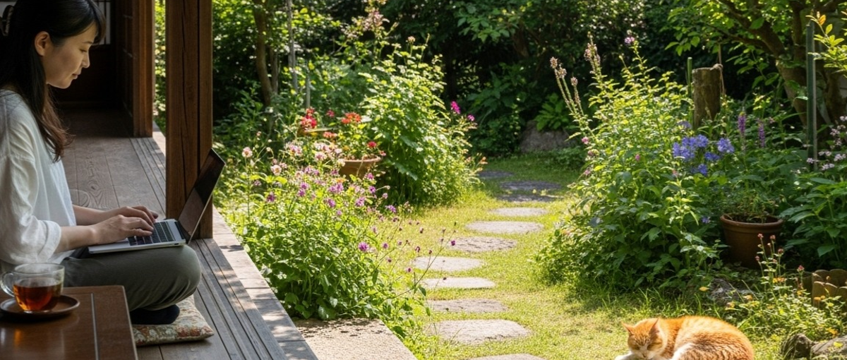 のんびり、自由に。地方移住して自分の時間を大切にするワークスタイルへ