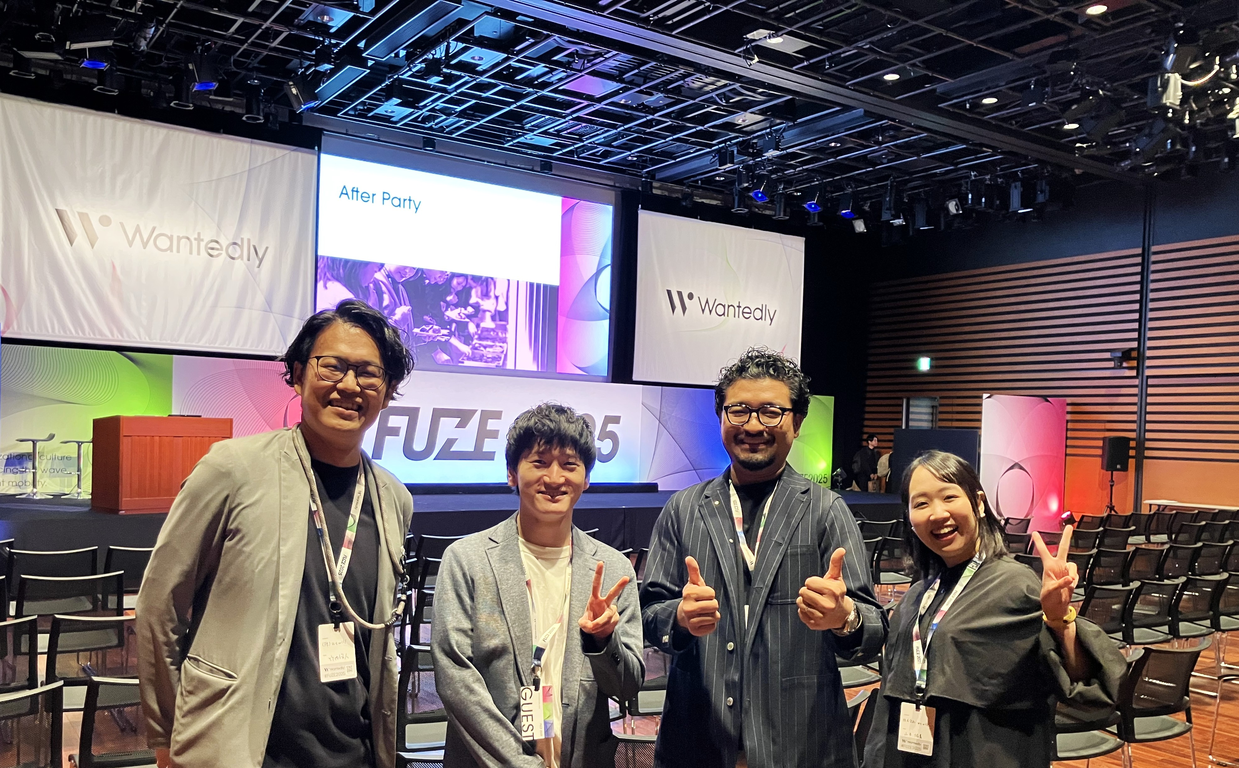 【速報】「Wantedly Awards 2025」BEST TEAM NOMINATION100 授賞式 に参加しました！