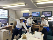 工事戦隊とマンション専用テレビの画面