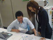 プランナーさんと営業さんと打ち合わせ中！