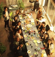 テラスで飲み会を行う月もあります！