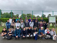 年1回　キックオフミーティングを兼ねて社員旅行に行ったりします