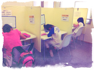 個別学習塾の風景