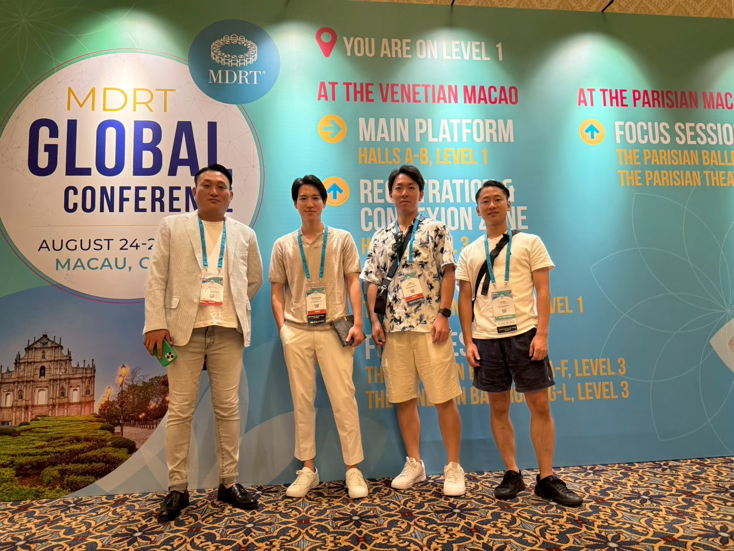 MDRTグローバルカンファレンス大会 in Macao✈️
