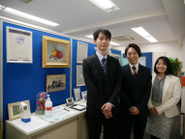 会社のエントランス