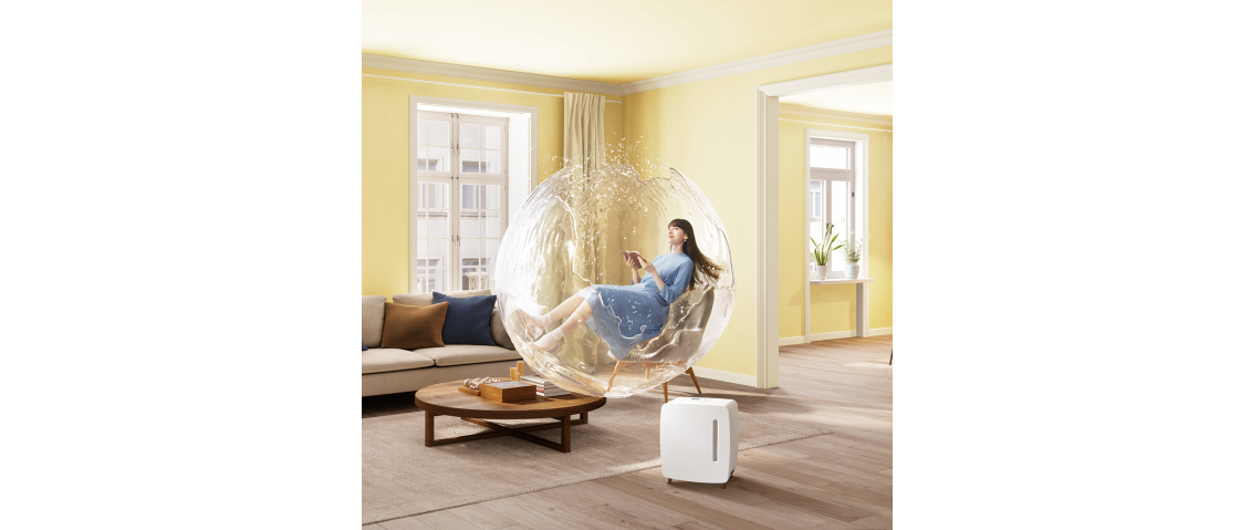 コロナ｜ハイブリッド式加湿器キービジュアル・キーメッセージ制作