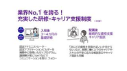 入社直後も、研修卒業後も安心◎