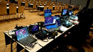 配信機材の設営、当日のオペレーション業務
