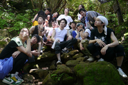 ■2014年夏、大涌谷にてハイキング