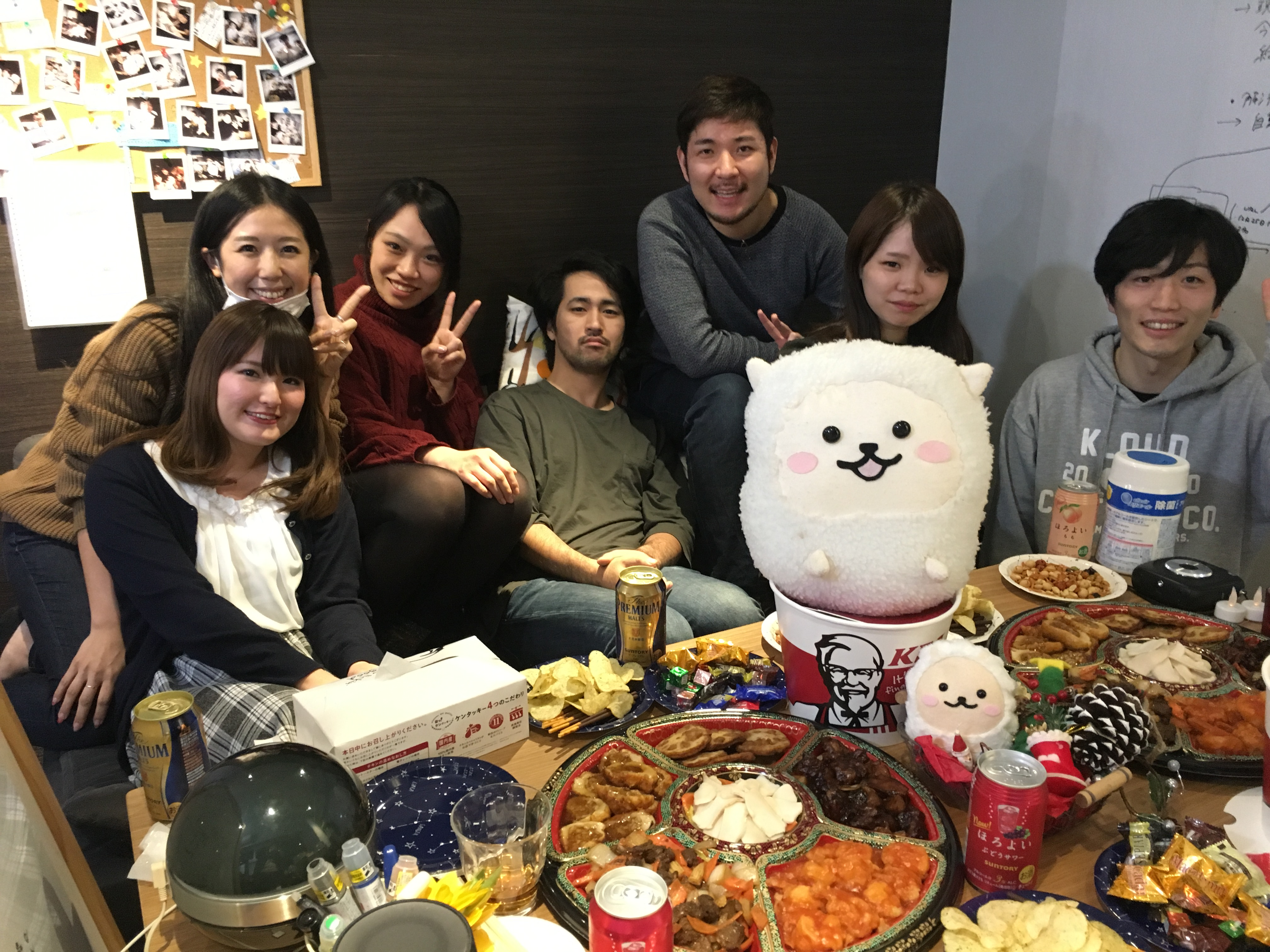 12月21日は、ペコッターチームの忘年会でした！