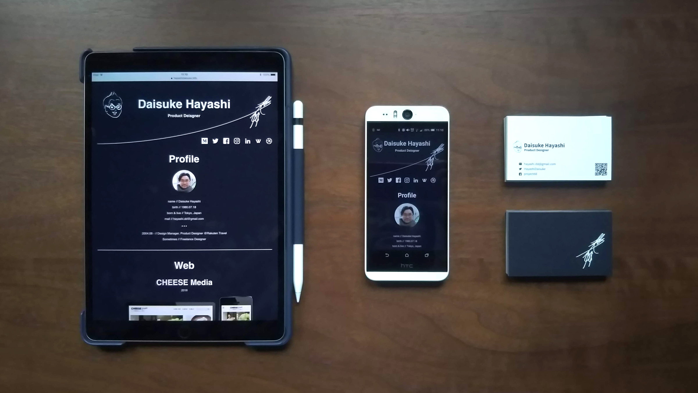ポートフォリオサイト・名刺をリニューアルしました