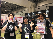 展示会でのソリューション提案も経験