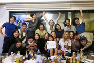 メンバーお別れ会を社長の自宅にて